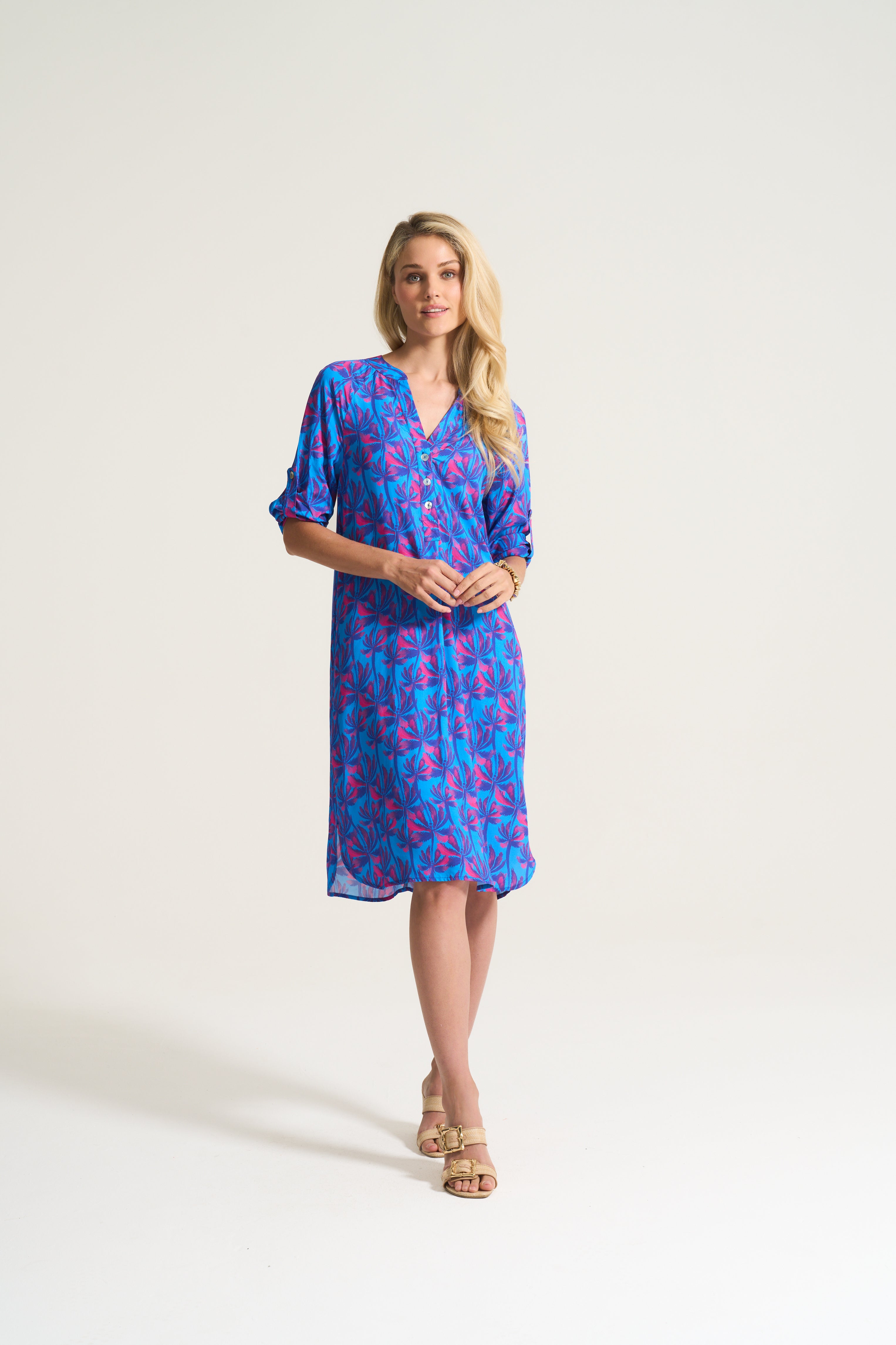 Cobalt Palm Monaco Tunic