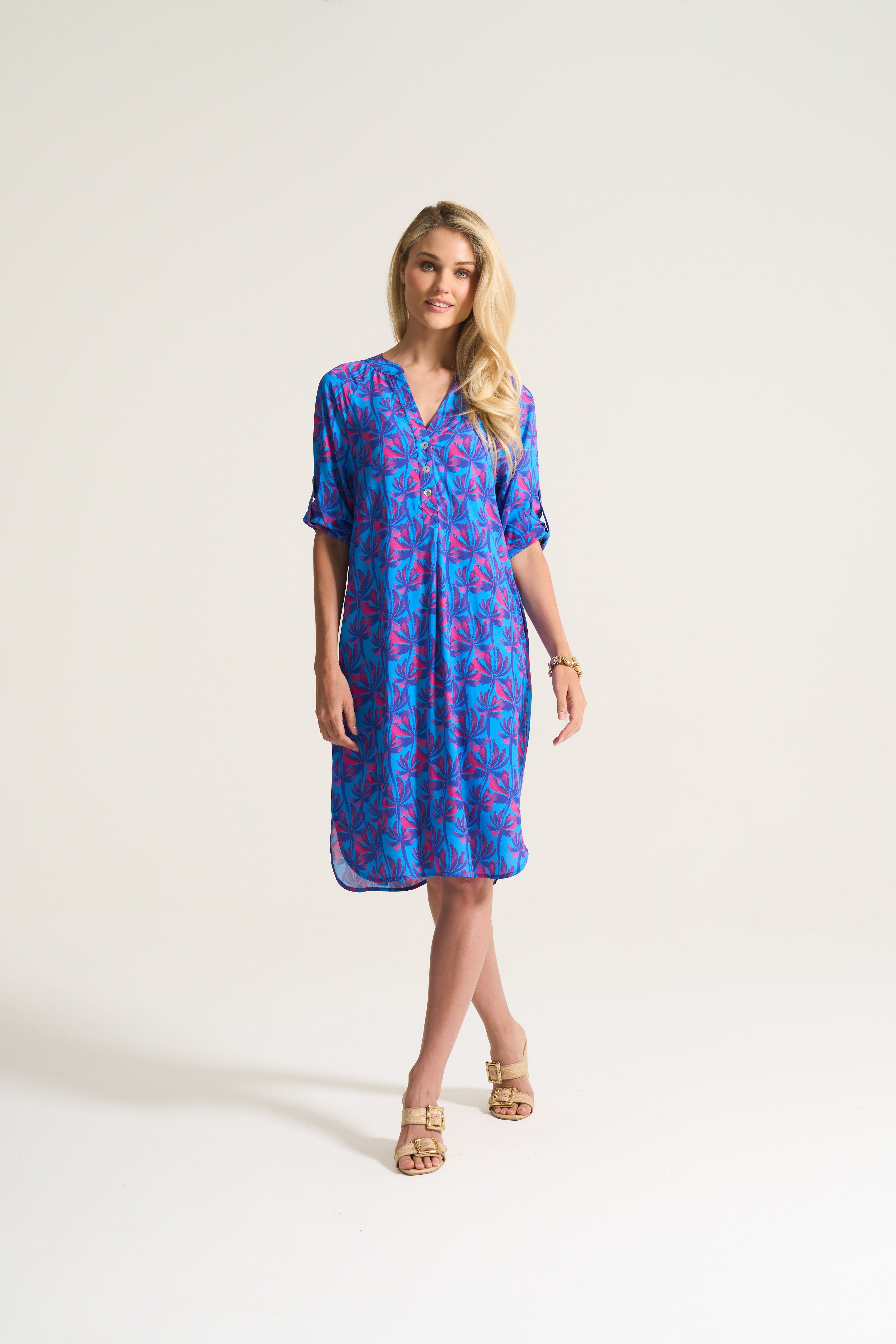 Cobalt Palm Monaco Tunic