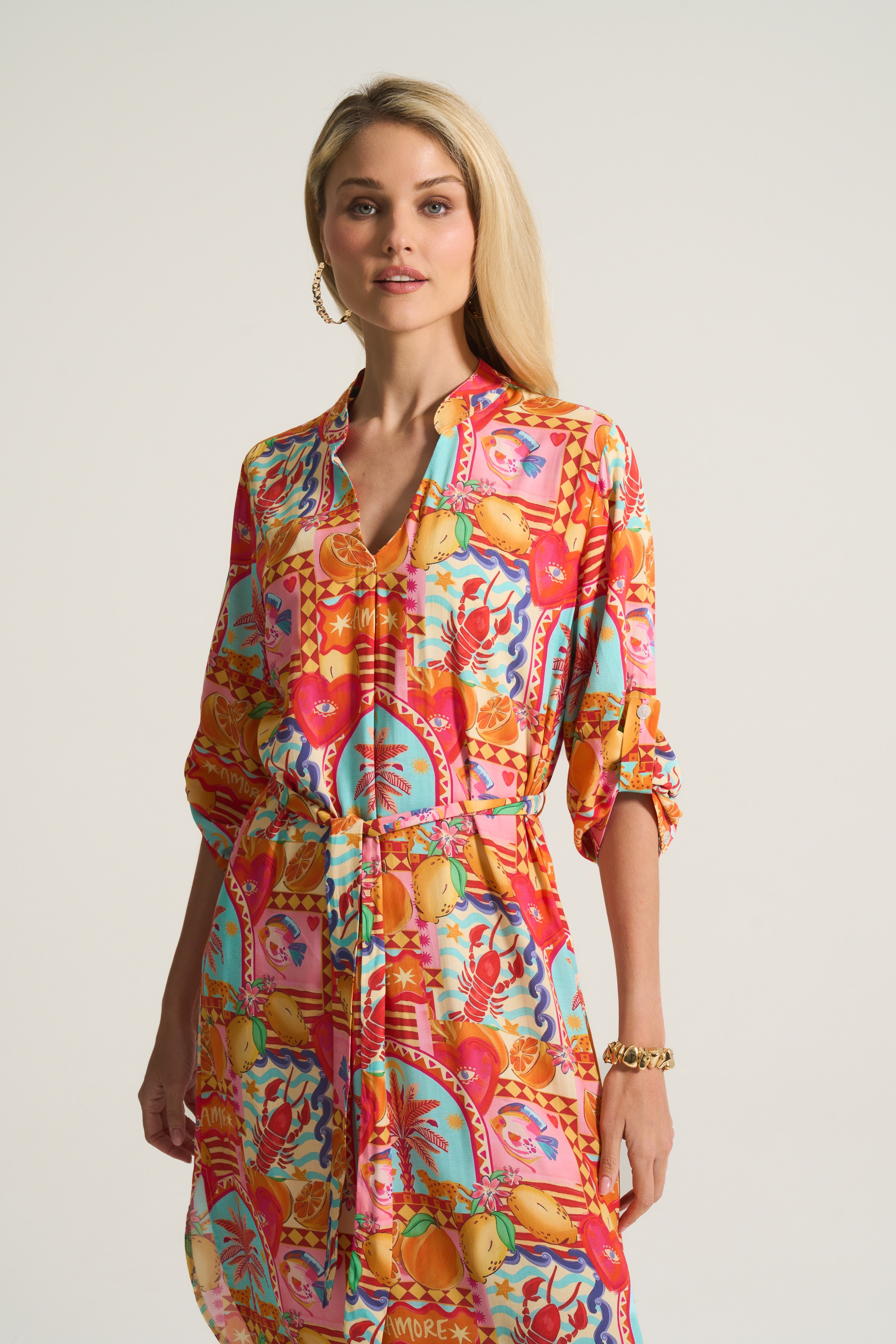 Sandy Tunic in Amore Print