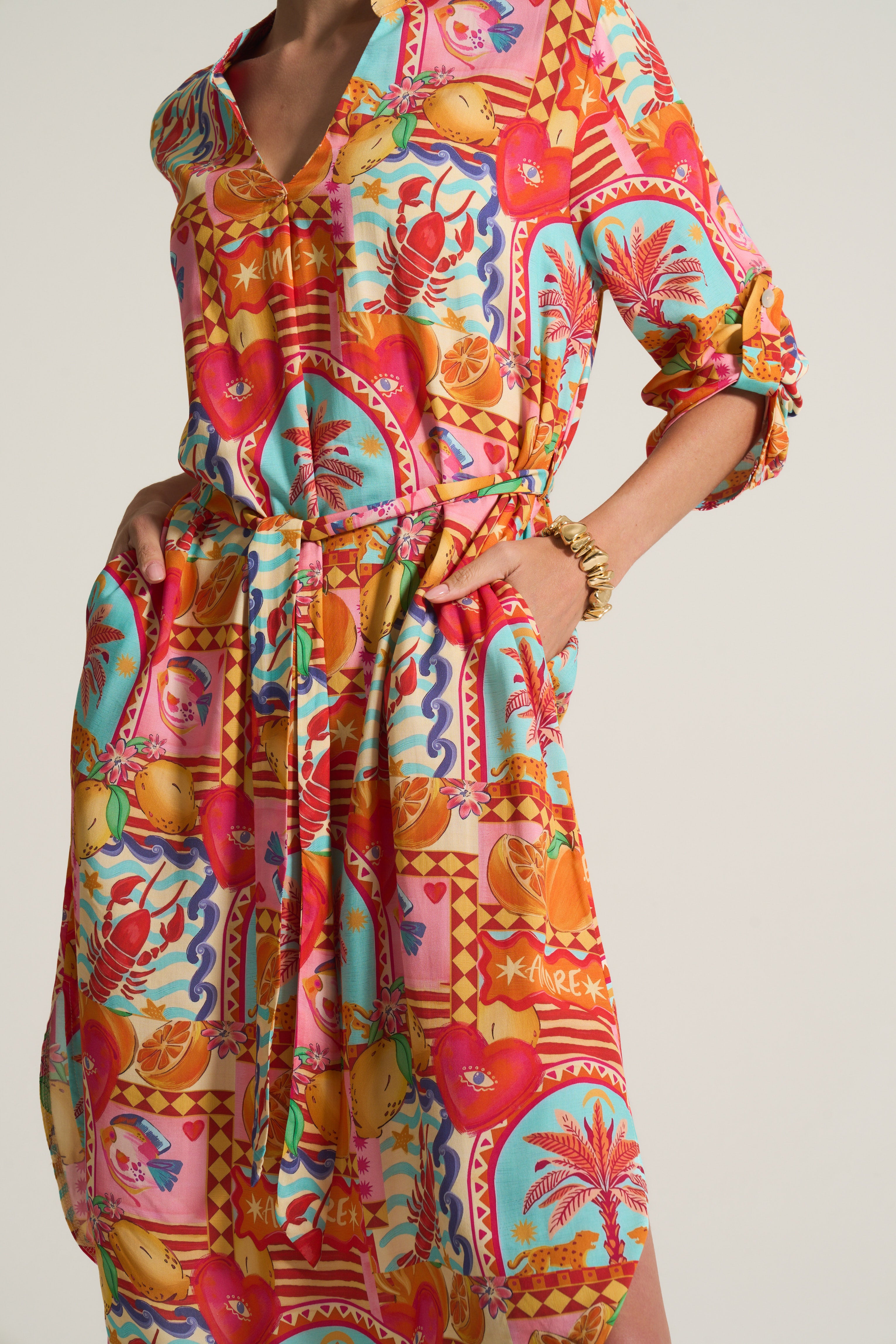 Sandy Tunic in Amore Print