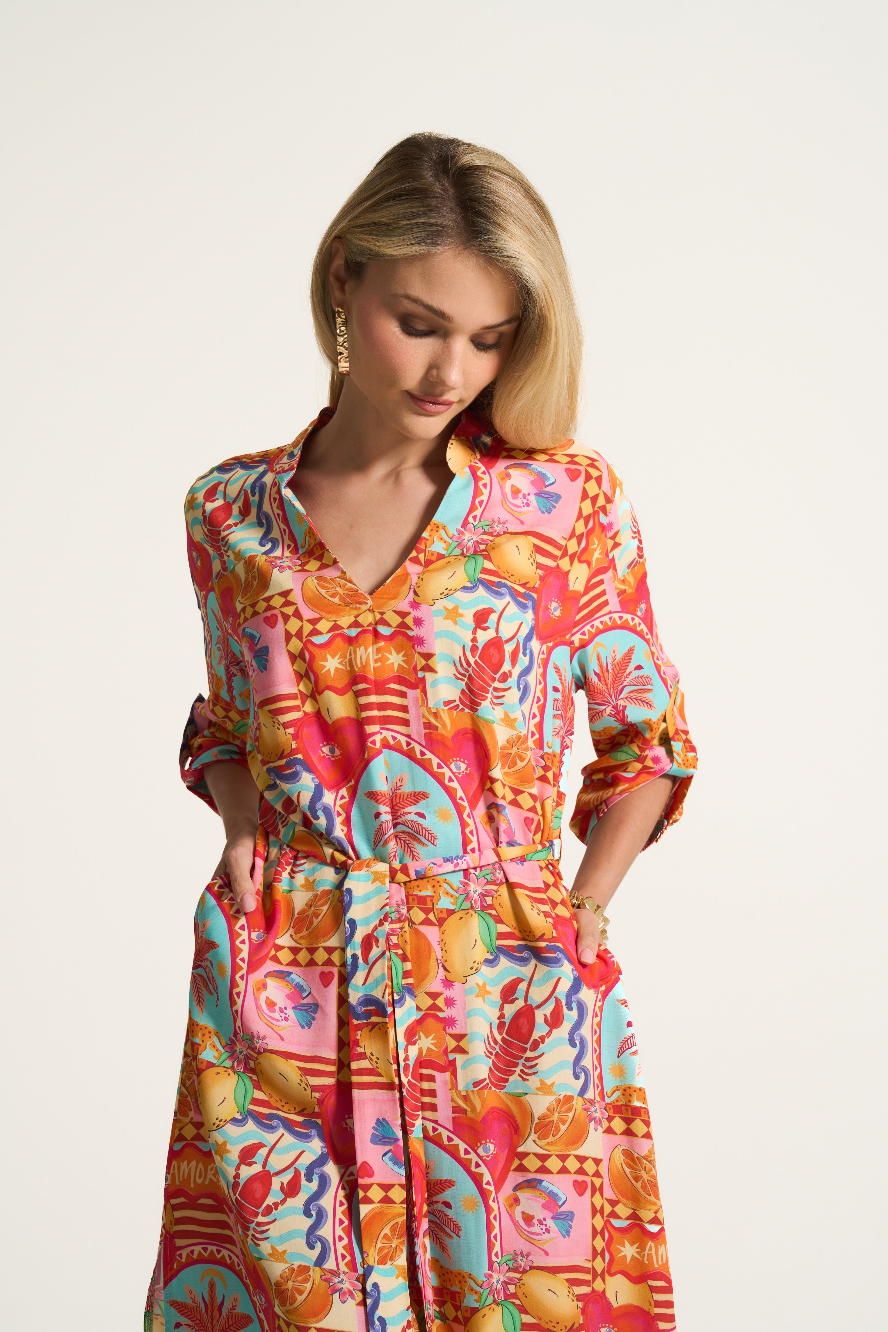 Sandy Tunic in Amore Print