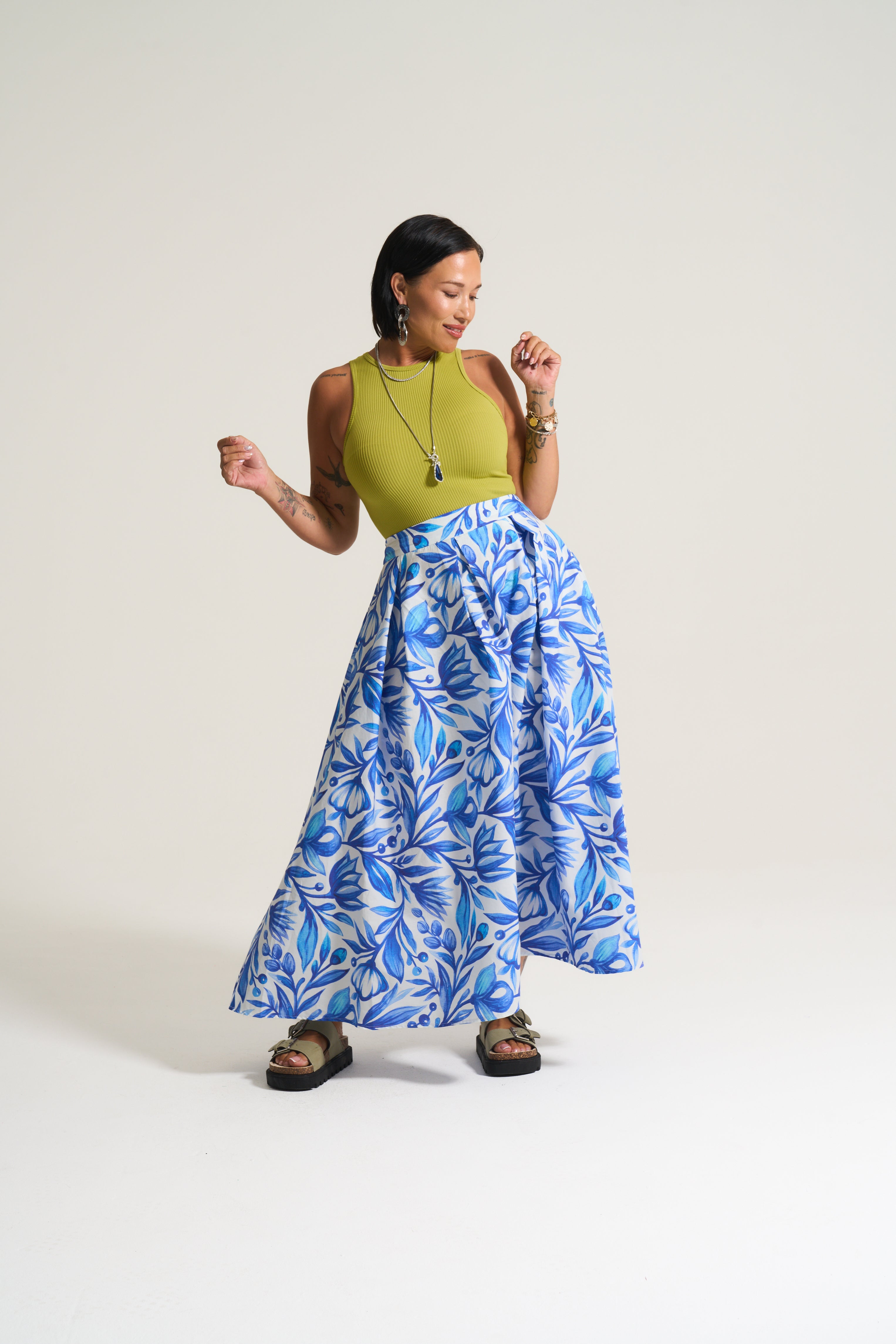 The Cotton Seascape Skirt