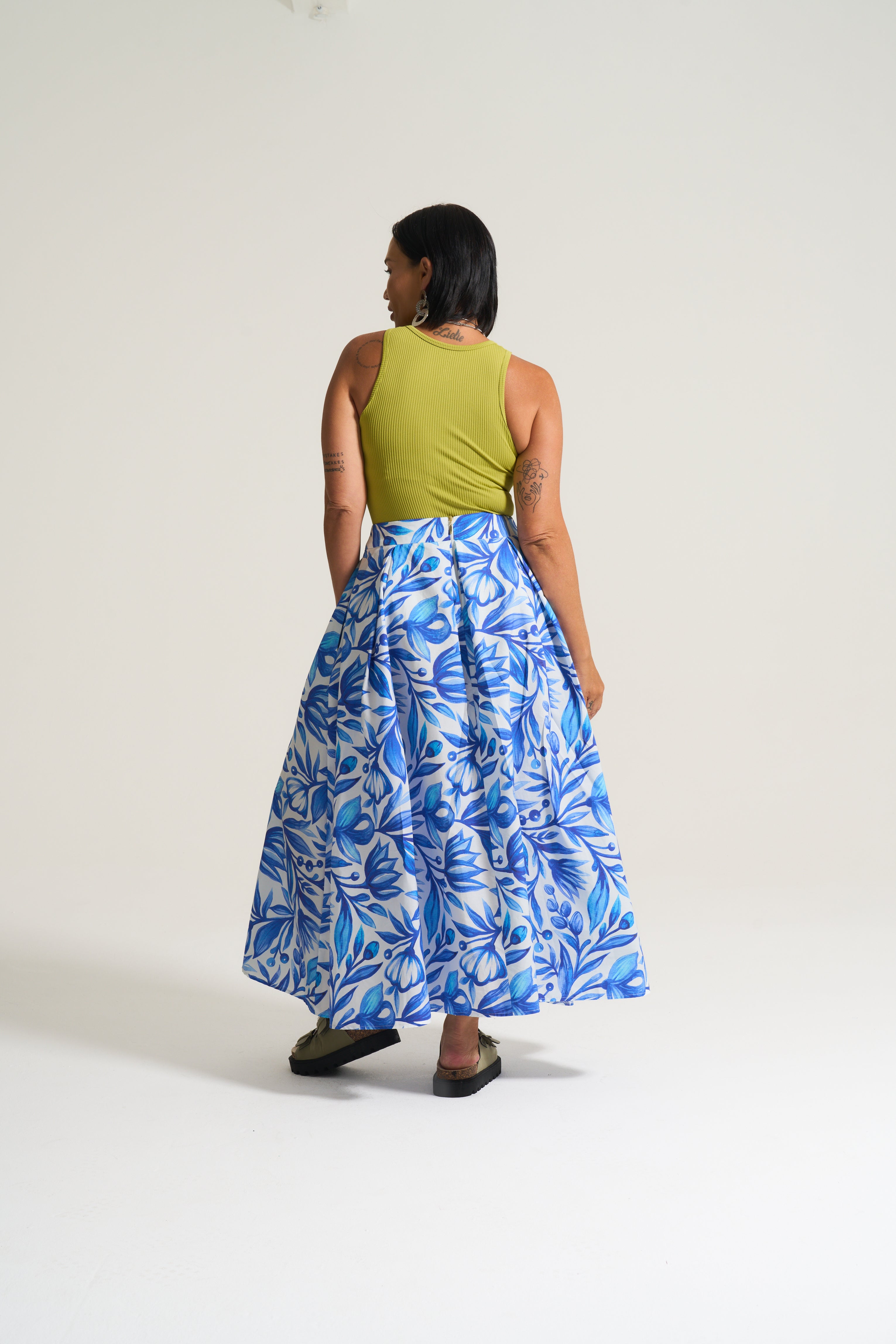The Cotton Seascape Skirt