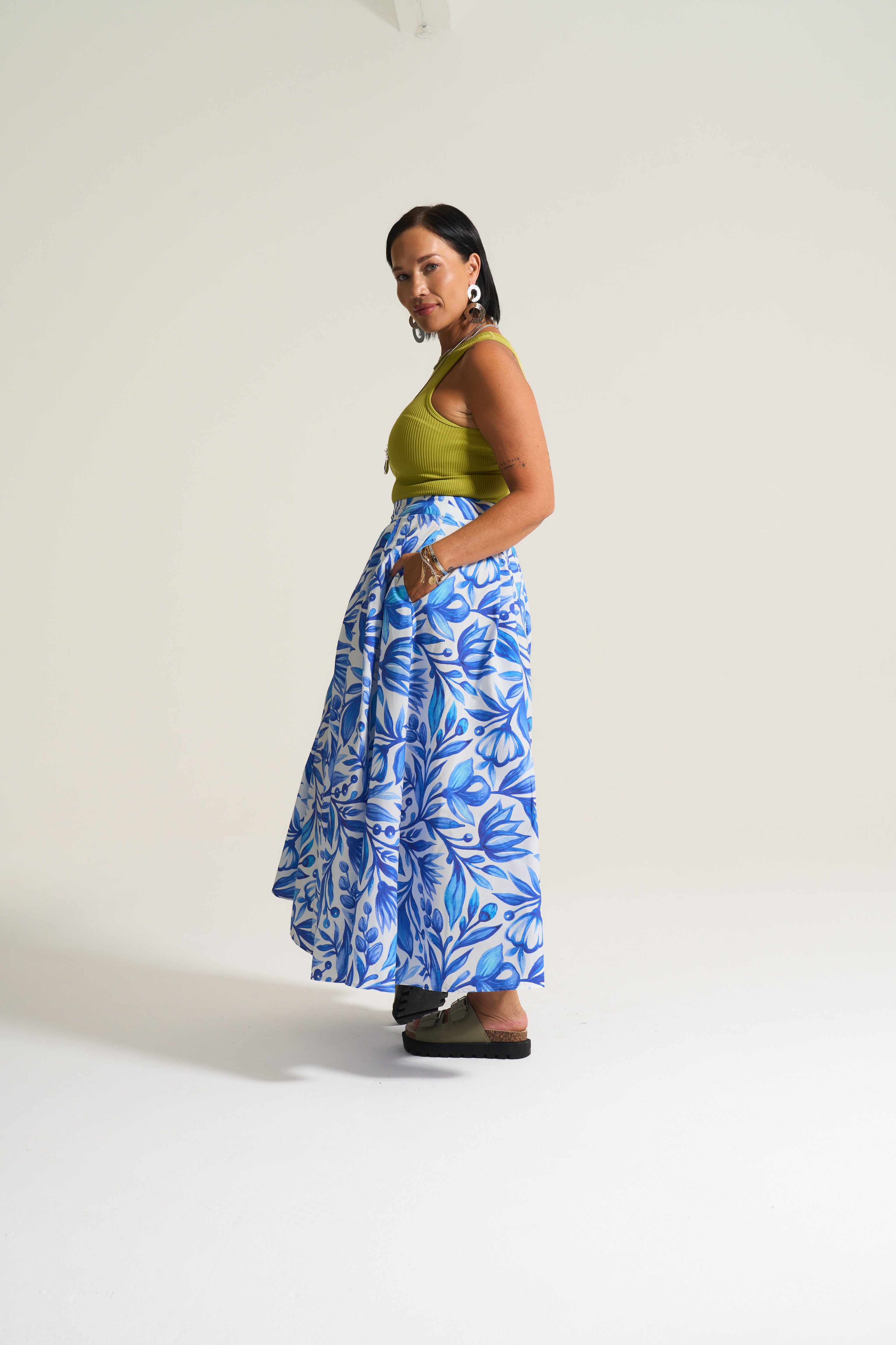 The Cotton Seascape Skirt