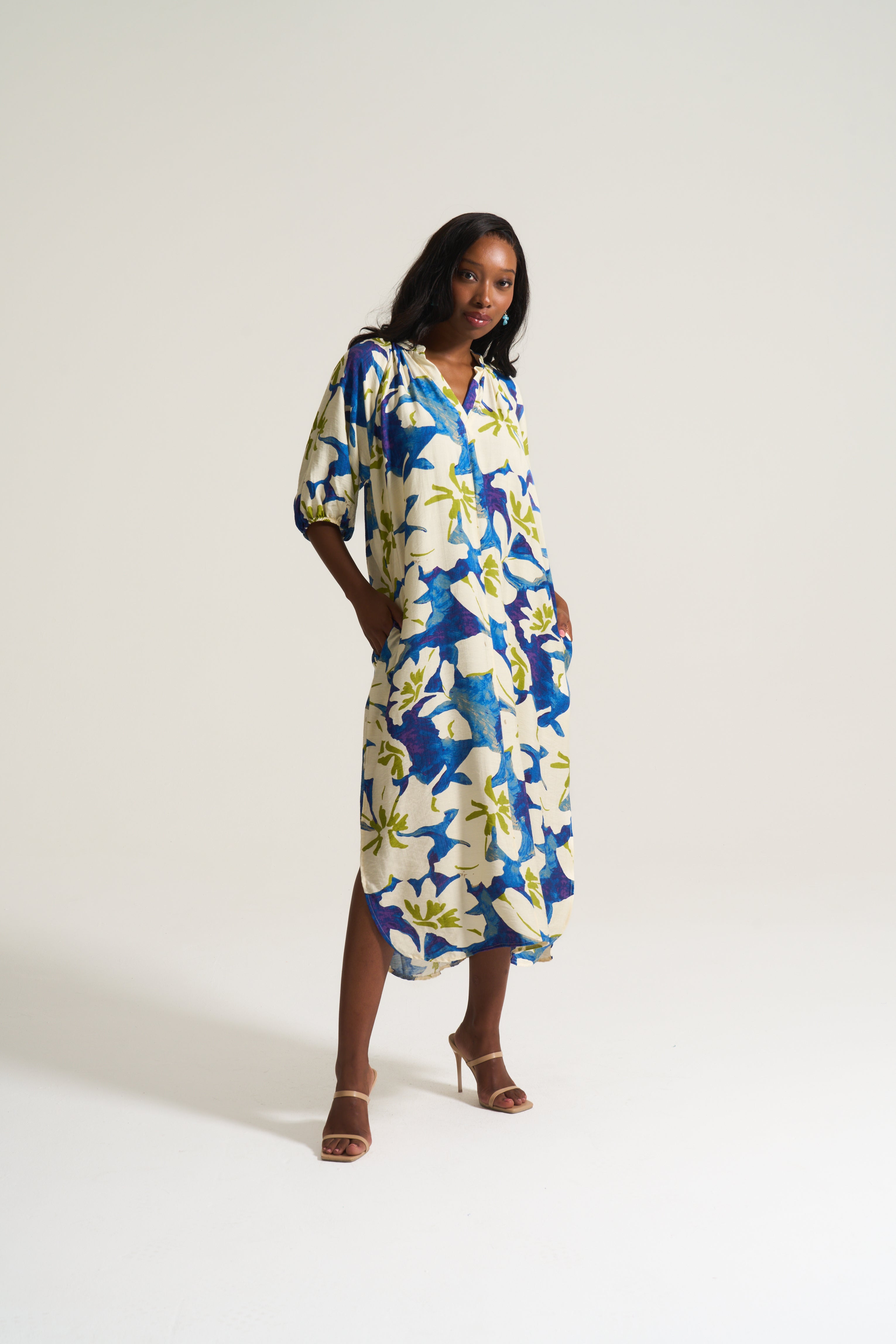 Jenny Tunic In Abstract Flower