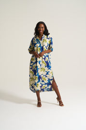 Jenny Tunic In Abstract Flower