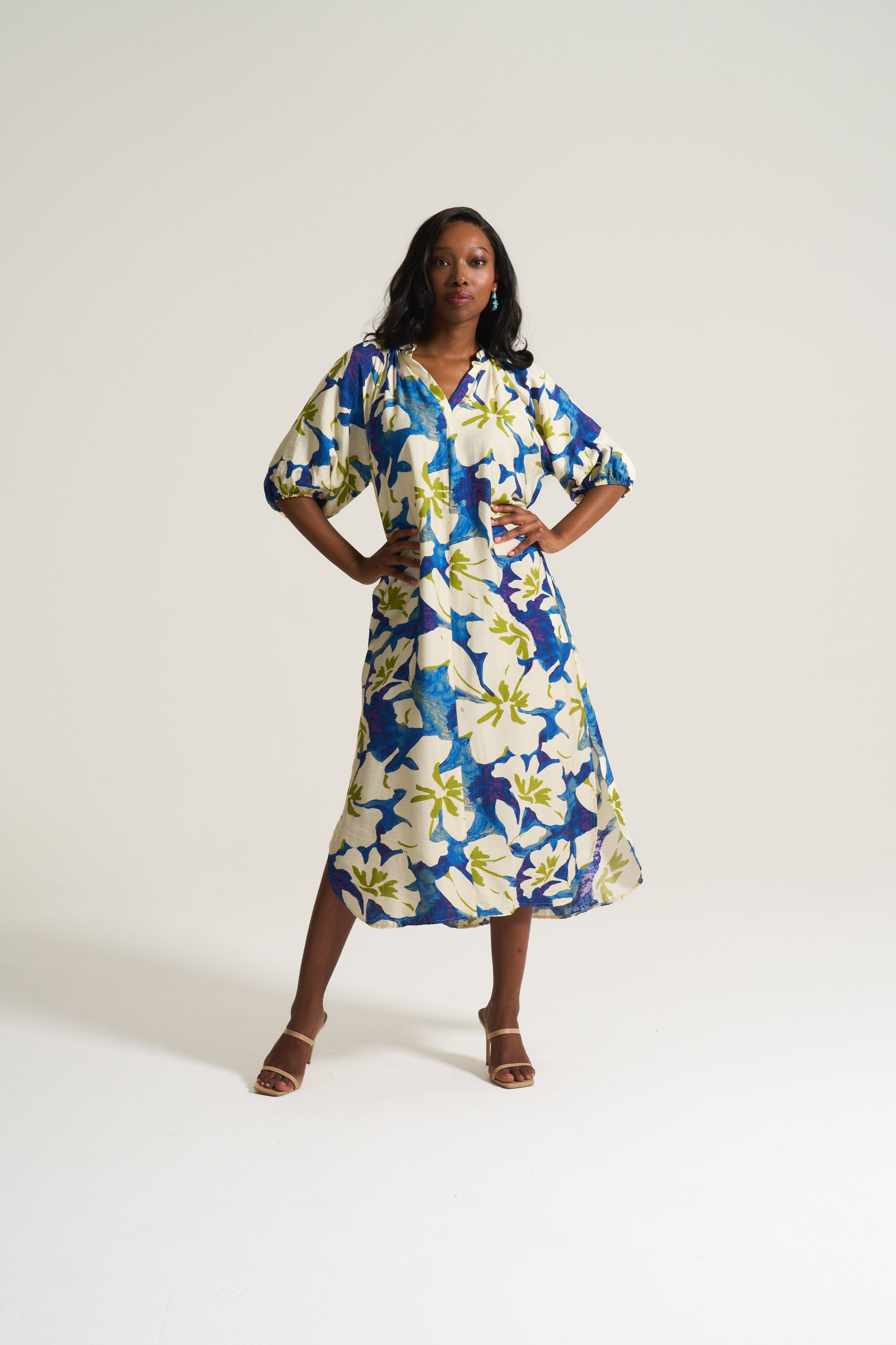 Jenny Tunic In Abstract Flower