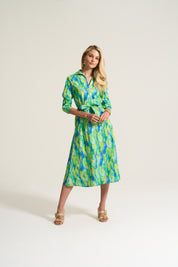 Lime Reef Cotton Dress