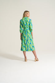 Lime Reef Cotton Dress