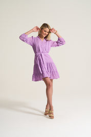 Lilac Tier Flirt Dress