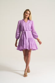 Lilac Tier Flirt Dress