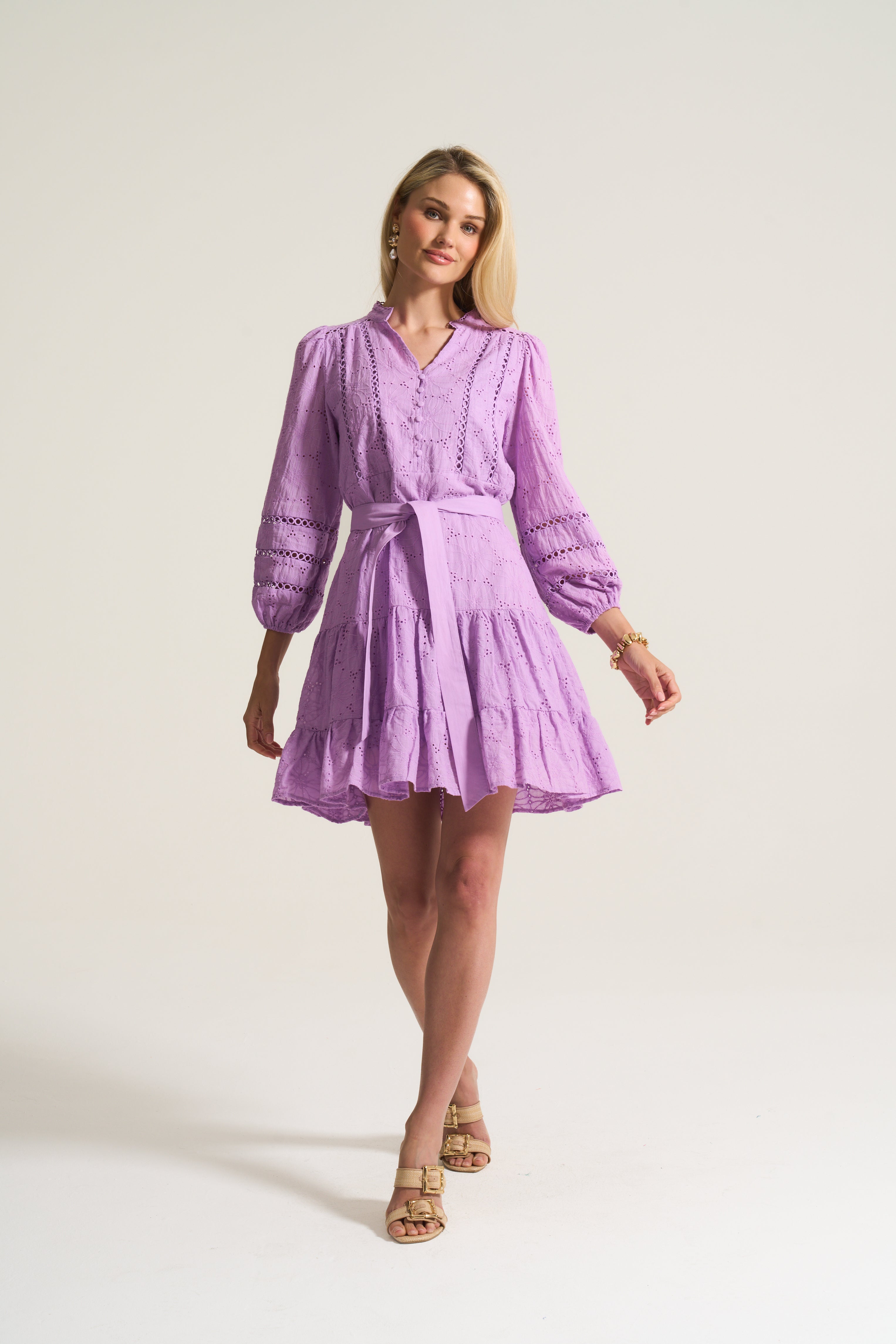 Lilac Tier Flirt Dress