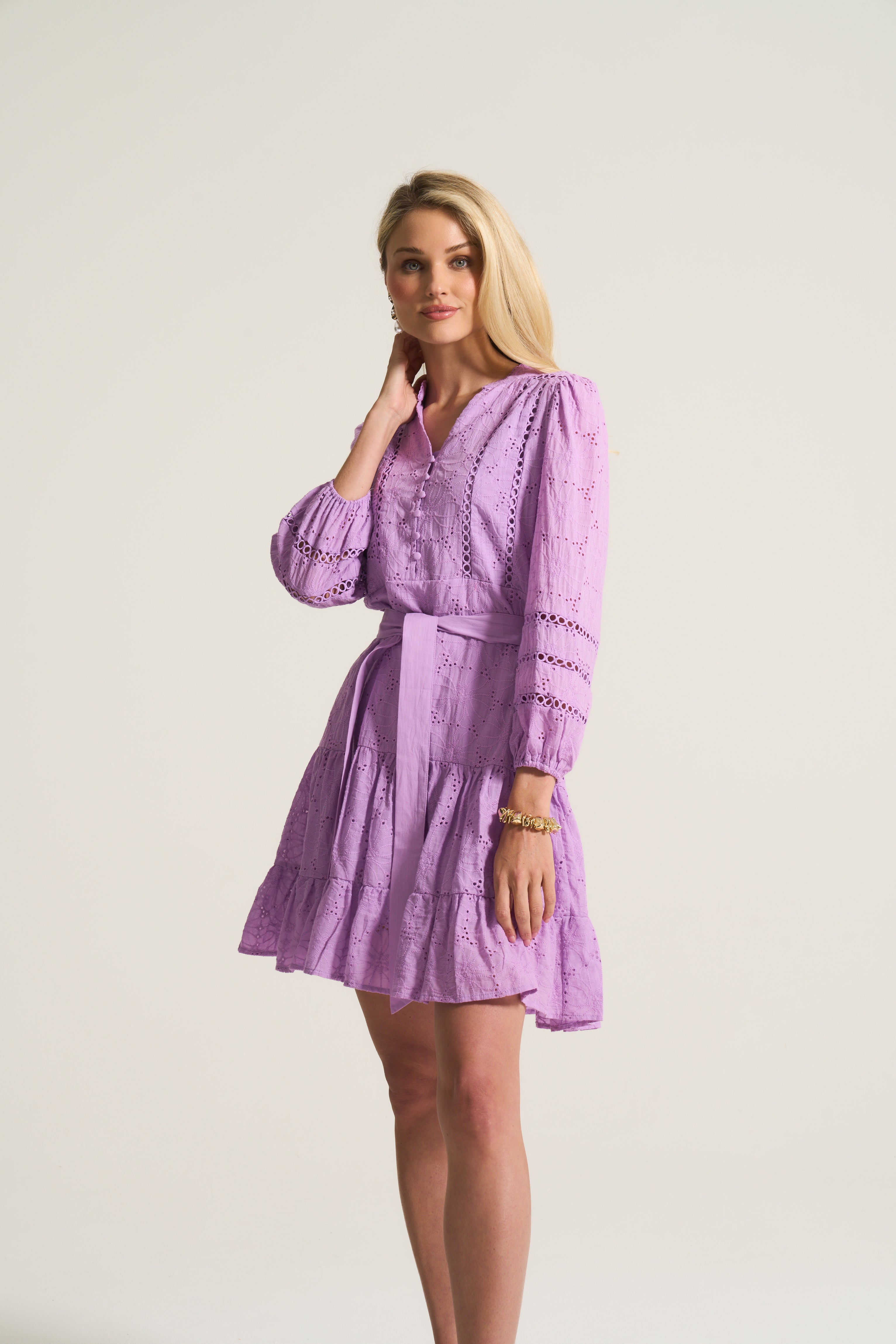 Lilac Tier Flirt Dress