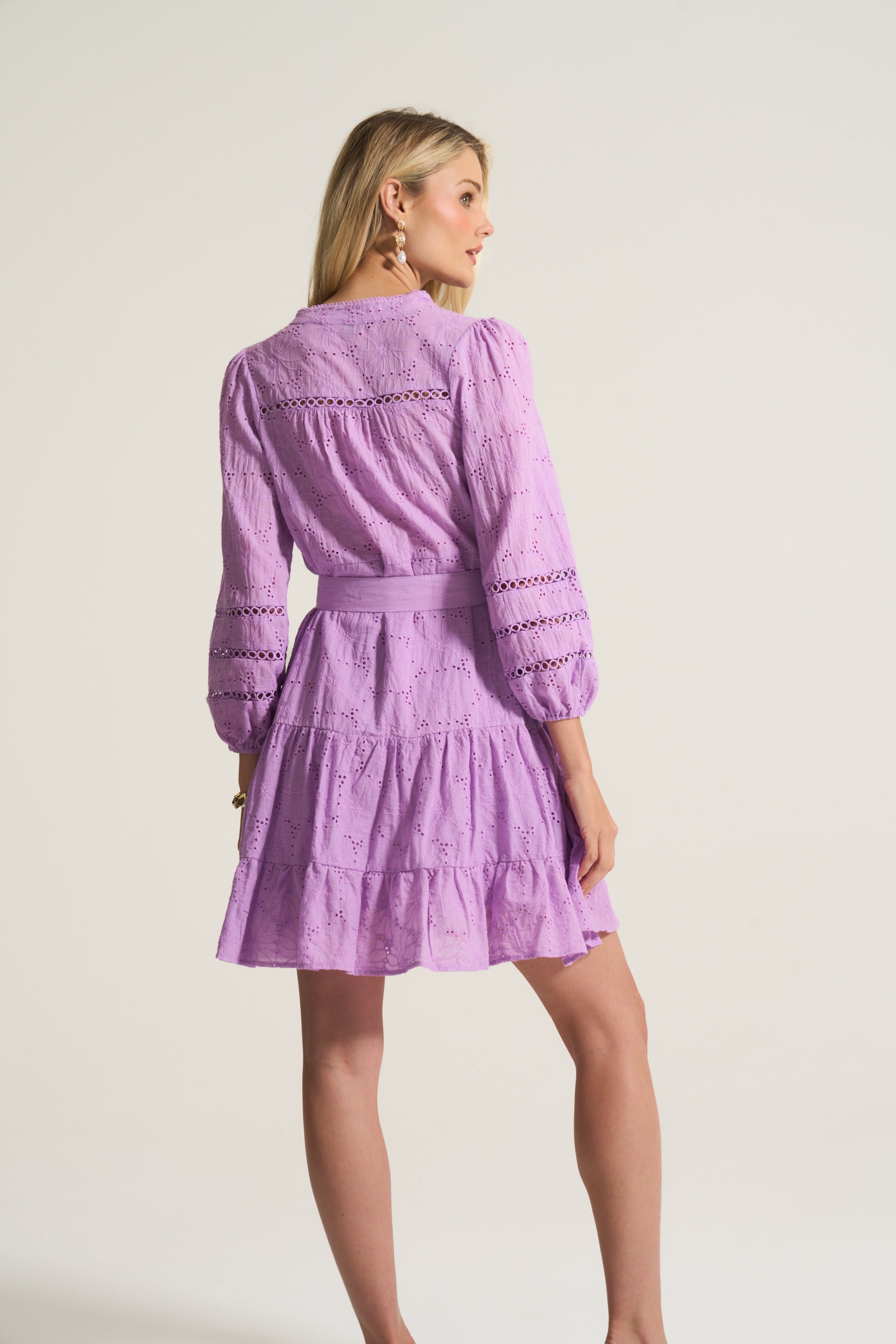 Lilac Tier Flirt Dress