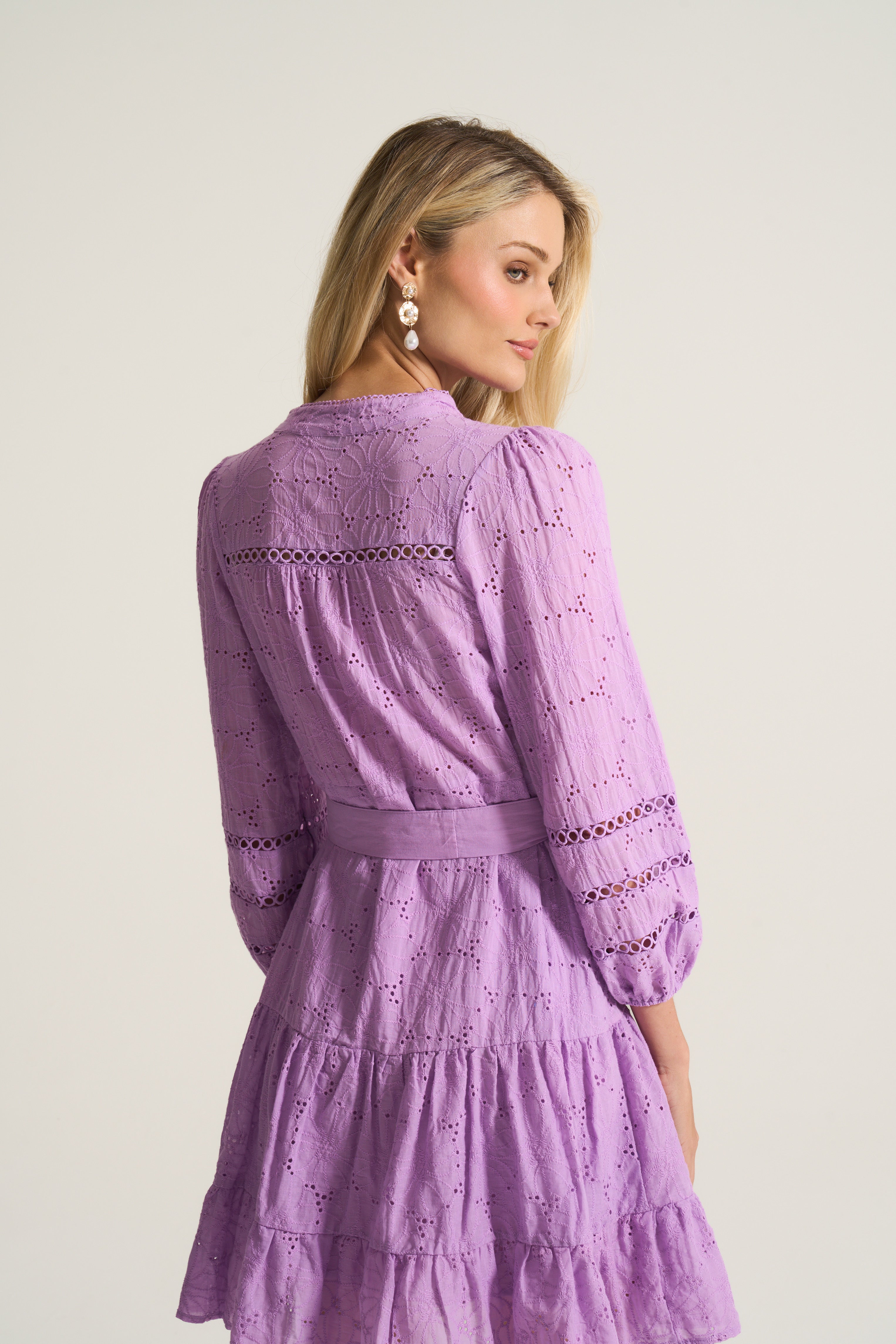 Lilac Tier Flirt Dress