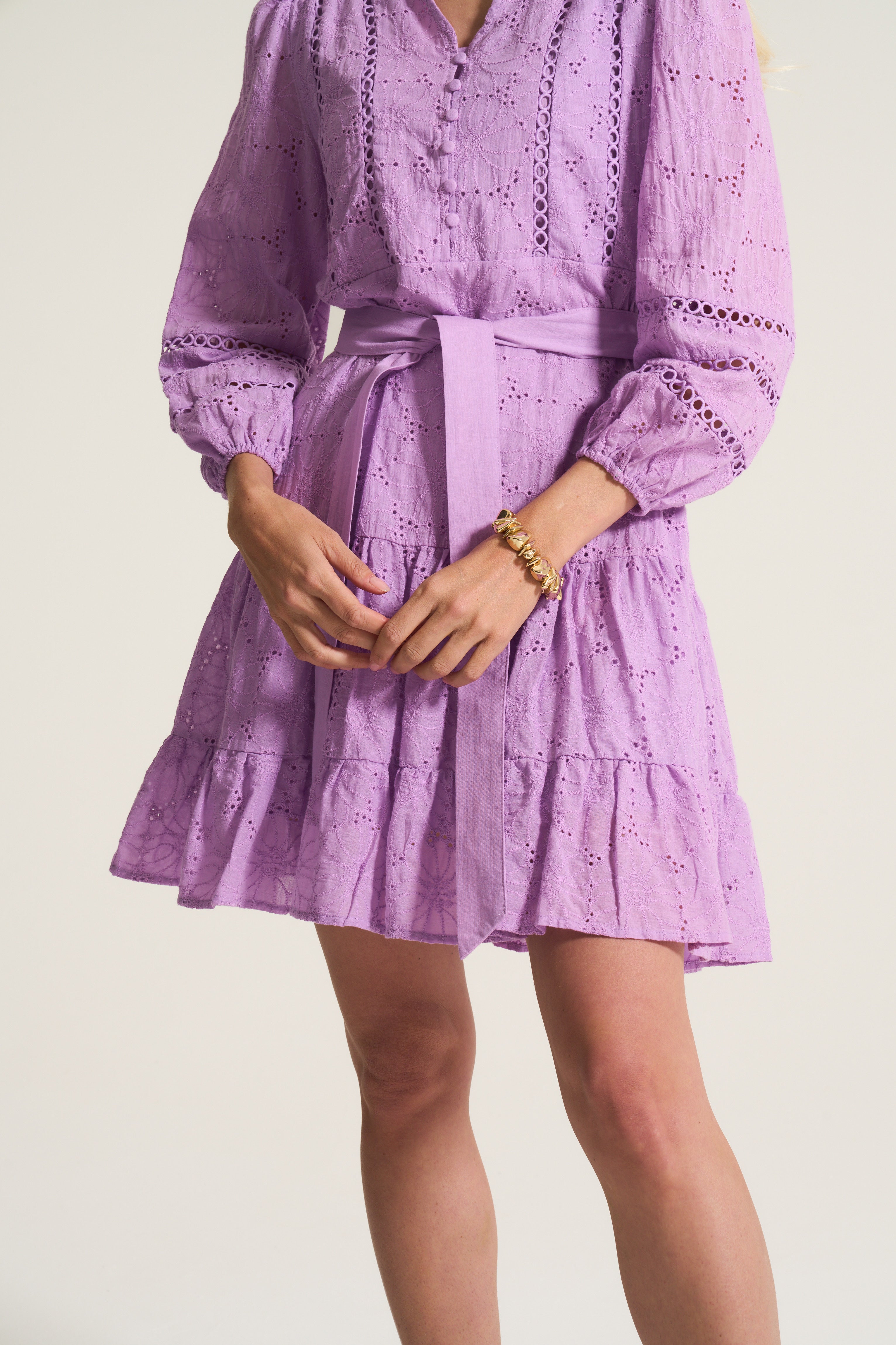 Lilac Tier Flirt Dress