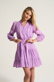 Lilac Tier Flirt Dress