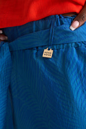 Wild Tropic Wide leg Pants  in Blue