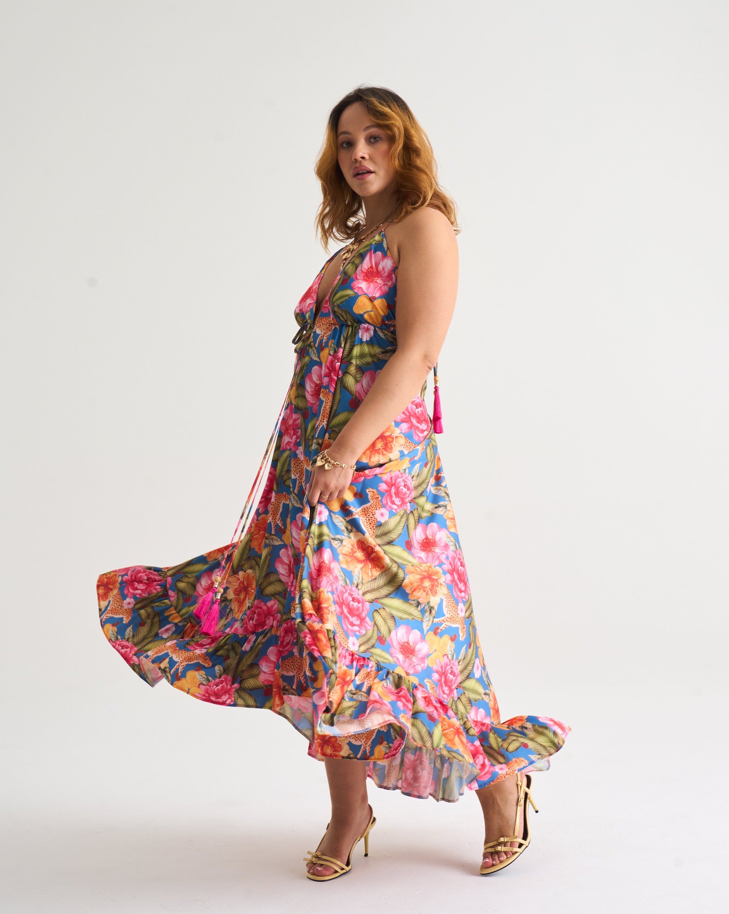 Tropic Sapphire Vacation Dress