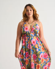Tropic Sapphire Vacation Dress