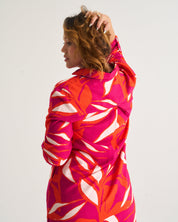 Daniella Tunic In Pink Abstract
