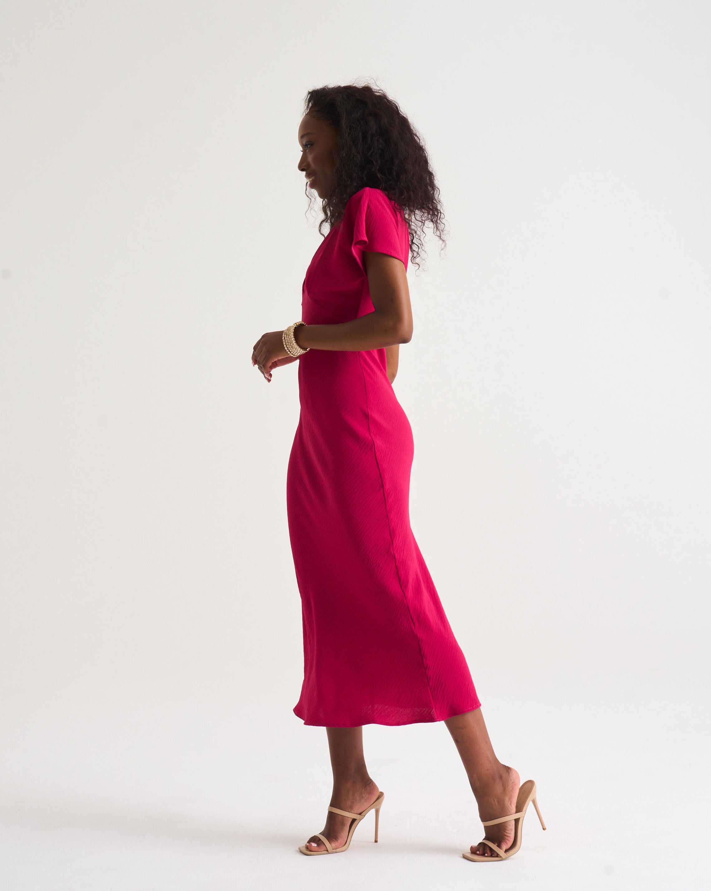 Zaza Madi Dress In Magenta