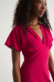 Zaza Madi Dress In Magenta