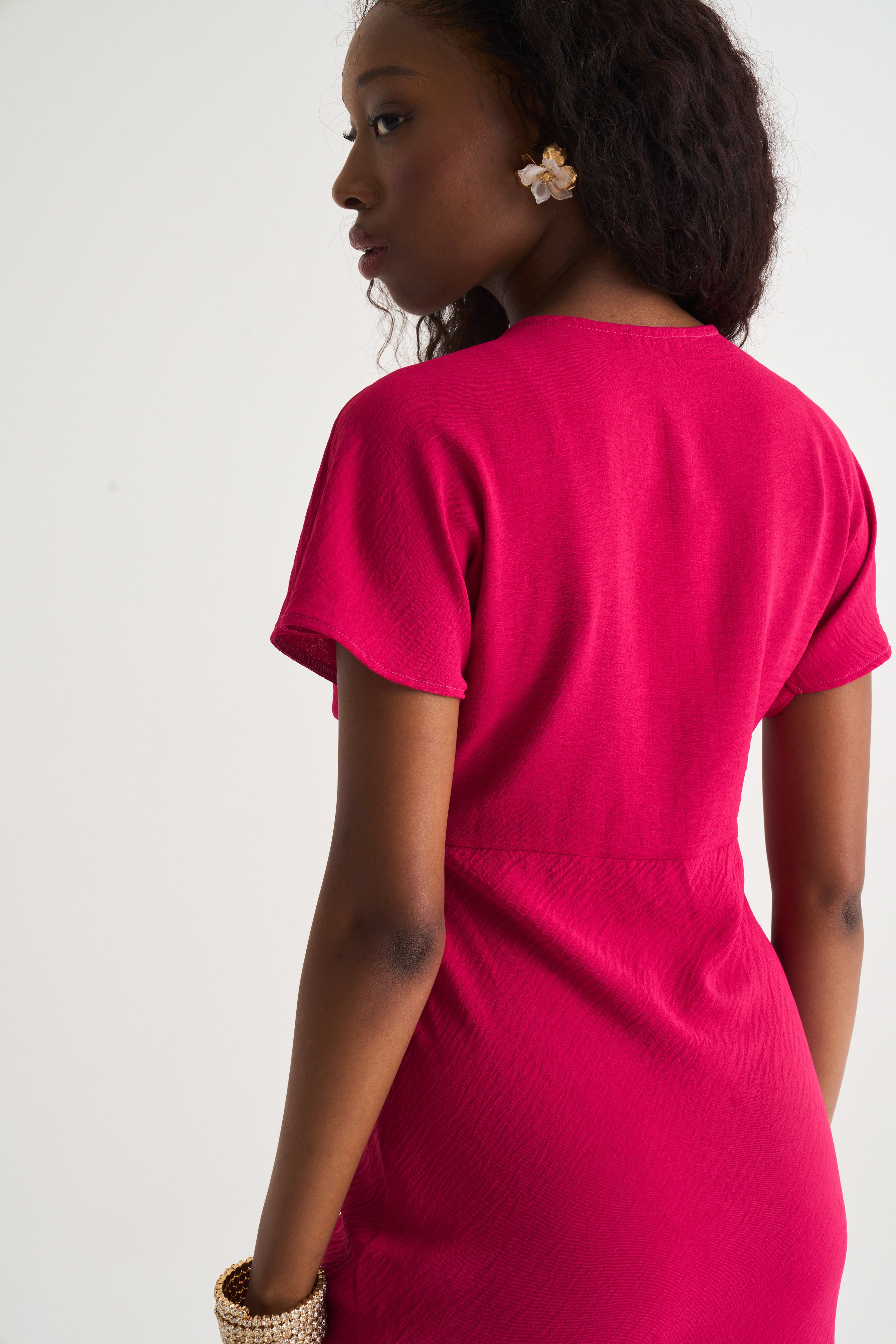 Zaza Madi Dress In Magenta