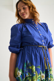 Amalfi Border Midi Dress - Benita