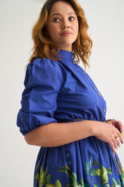 Amalfi Border Midi Dress - Benita