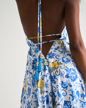 Coastal Citrus Vacation Dress