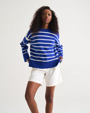 Capri Cobalt Stripe Knit
