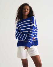 Capri Cobalt Stripe Knit
