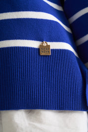 Capri Cobalt Stripe Knit