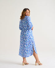 Sandy Tunic in Blue Paradise Print
