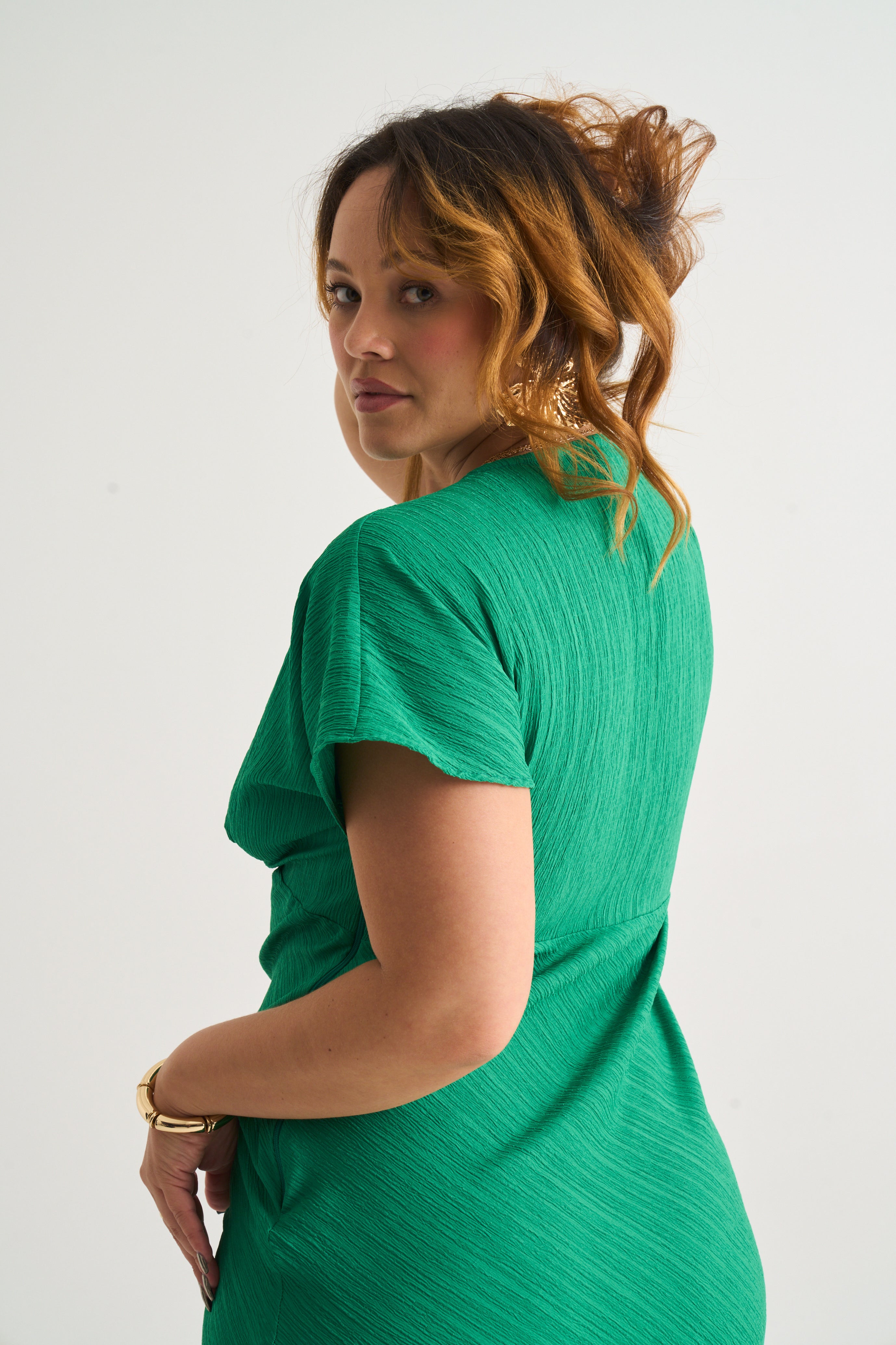 Zaza Maxi Dress In Apple Green