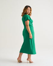 Zaza Maxi Dress In Apple Green