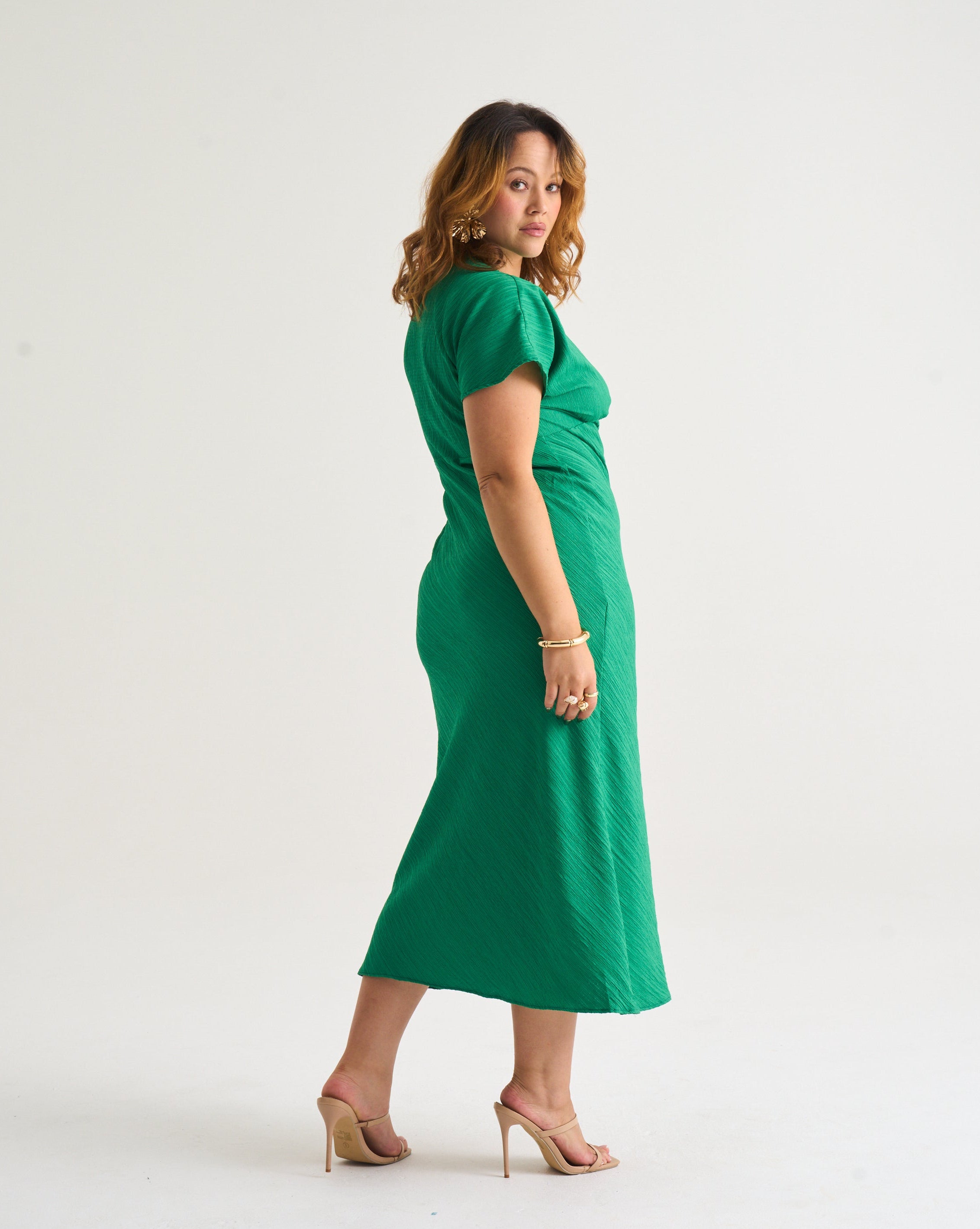 Zaza Maxi Dress In Apple Green