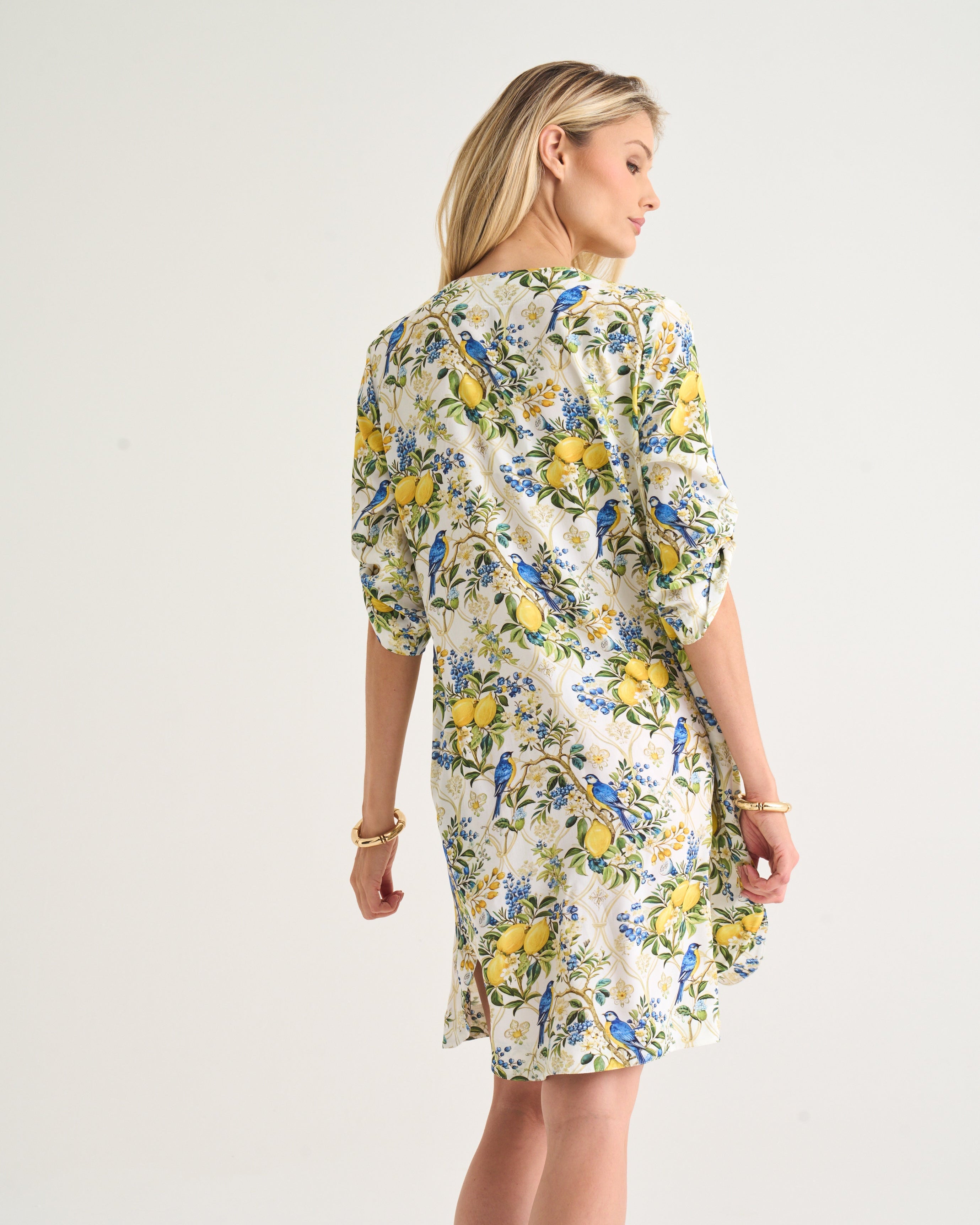 Hannah Citrus Bloom Viscose Tunic
