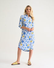 Amalfi Lemon Viscose Tunic