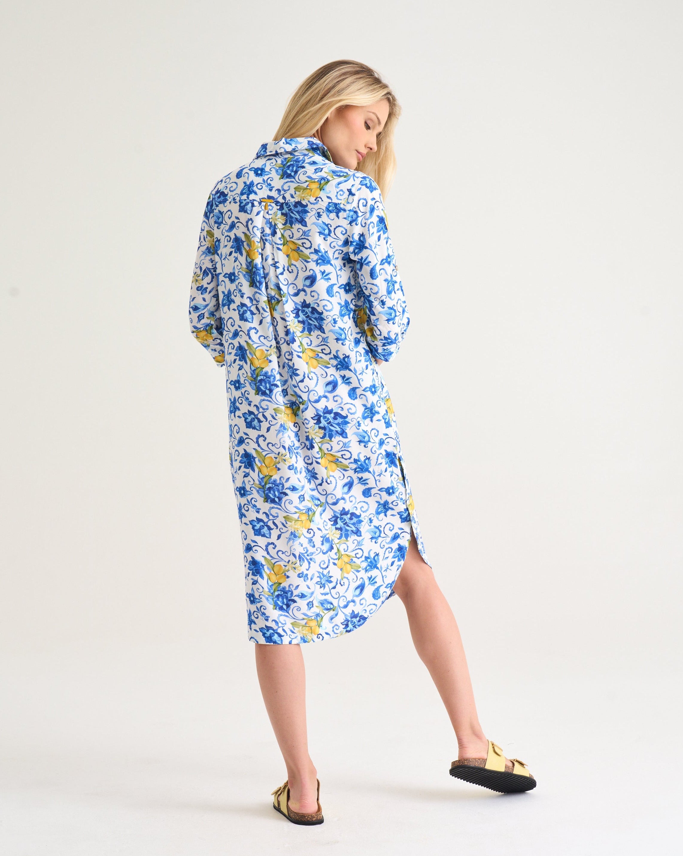 Amalfi Lemon Viscose Tunic