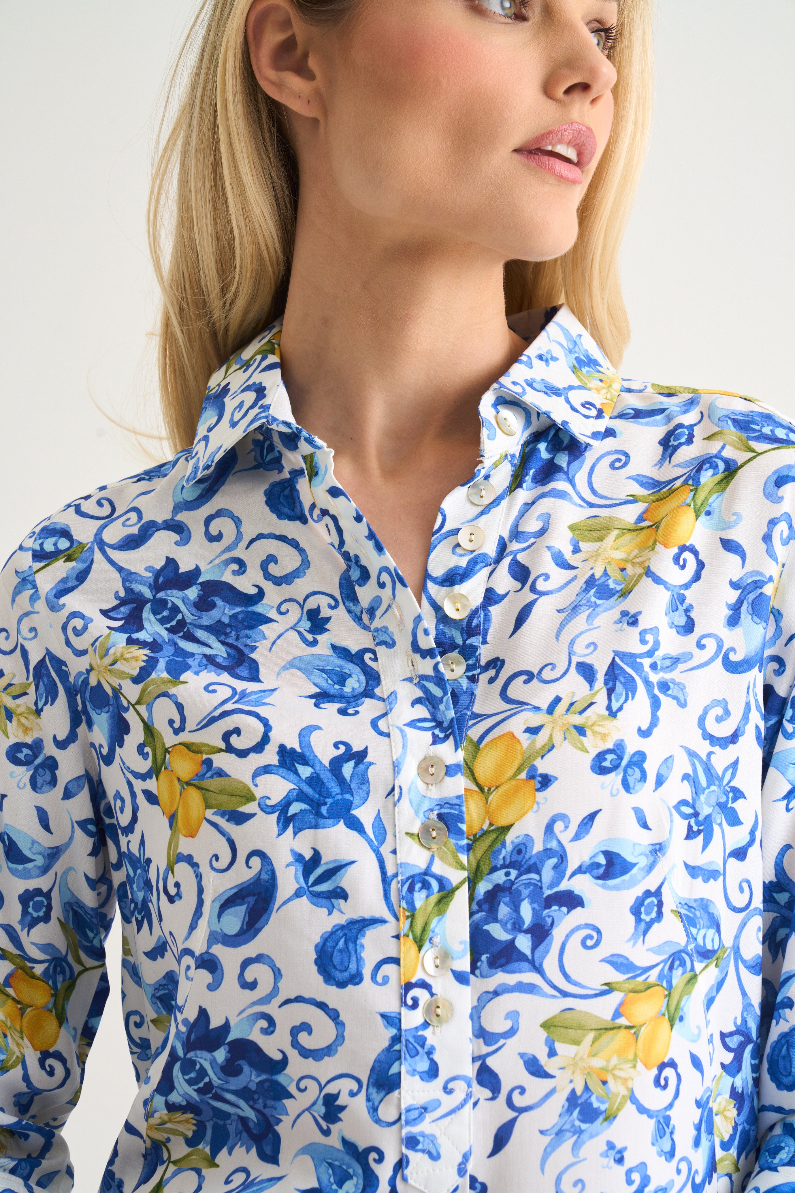 Amalfi Lemon Viscose Tunic