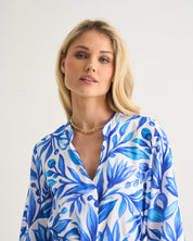 Sandy Tunic in Blue Paradise Print