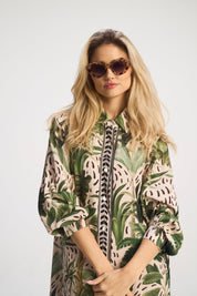 Harley Resort Print Shirt Dress