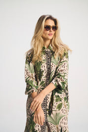 Harley Resort Print Shirt Dress