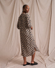Carin Tunic In Ikat Print