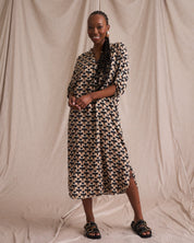 Carin Tunic In Ikat Print