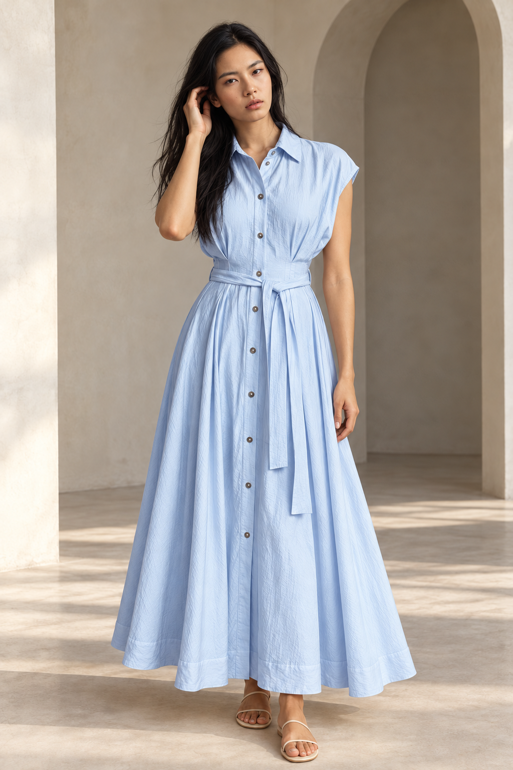 Sleeveless Penelope Sky Blue