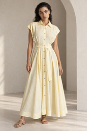 Sleeveless Penelope  Butter Yellow