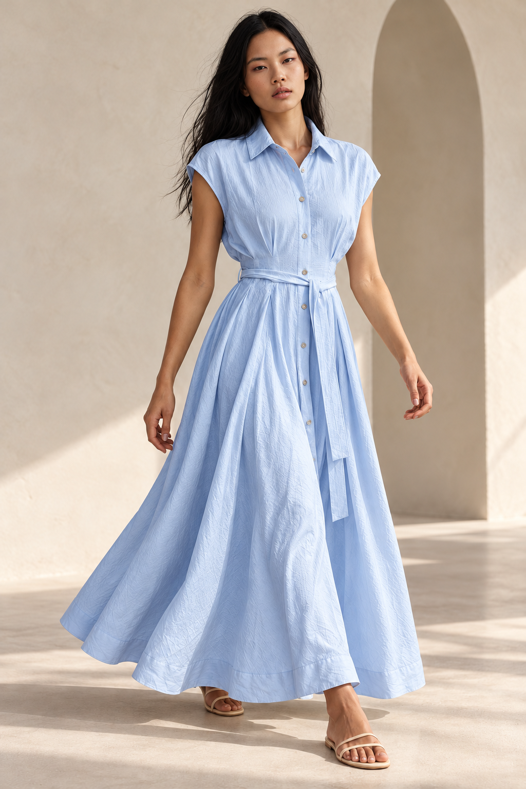 Sleeveless Penelope Sky Blue